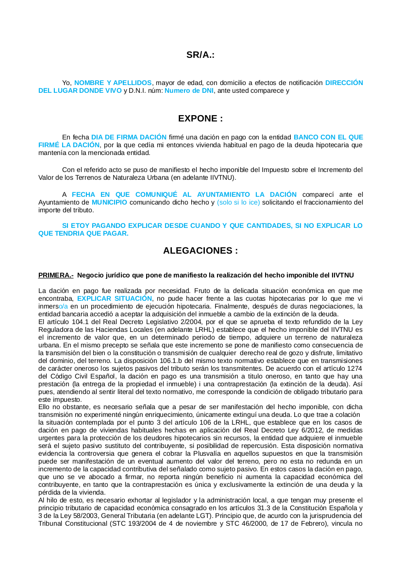 IMPUESTO SOBRE EL INCREMENTO DE VALOR DE LOS TERRENO impuesto sobre el incremento de valor de los terreno: