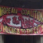 We participated at the meeting for the Right to Housing and the City