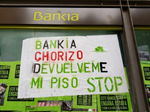 Lee más sobre el artículo Bankia, la entidad líder en desahucios sigue dando la espalda a la ciudadanía