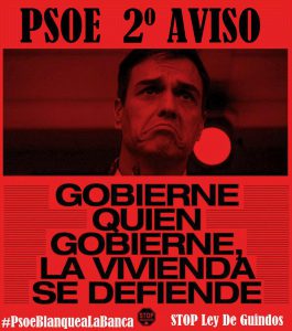 Lee más sobre el artículo A los responsables federales de vivienda, economía y justicia del PSOE