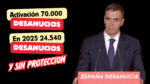 El abandono del Gobierno deja tiradas a 95.000 familias